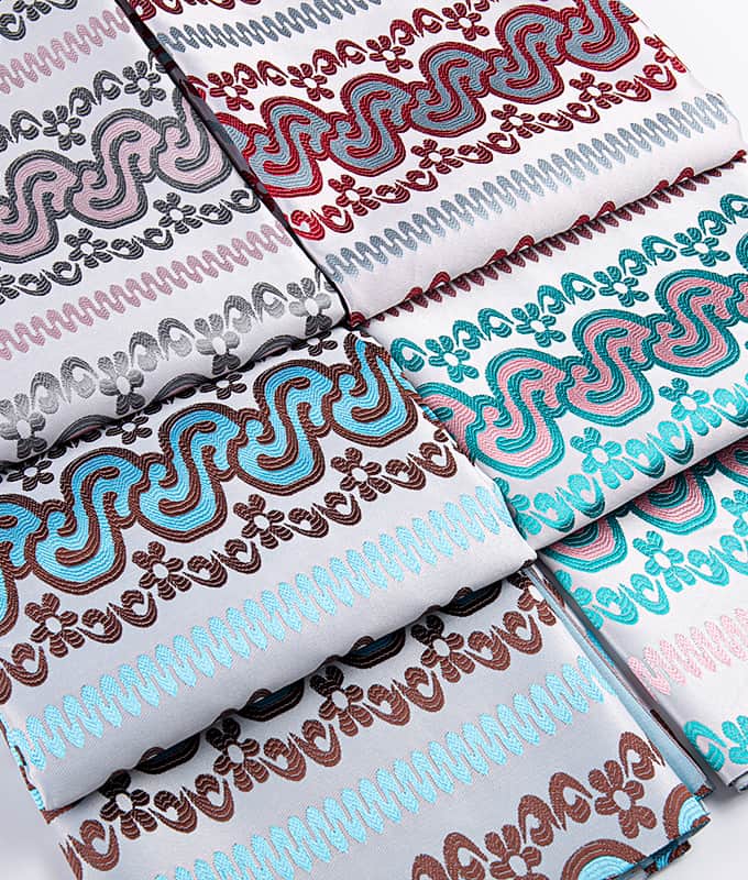 S-vormige 3D-getextureerde polyester jacquardstof voor sarong