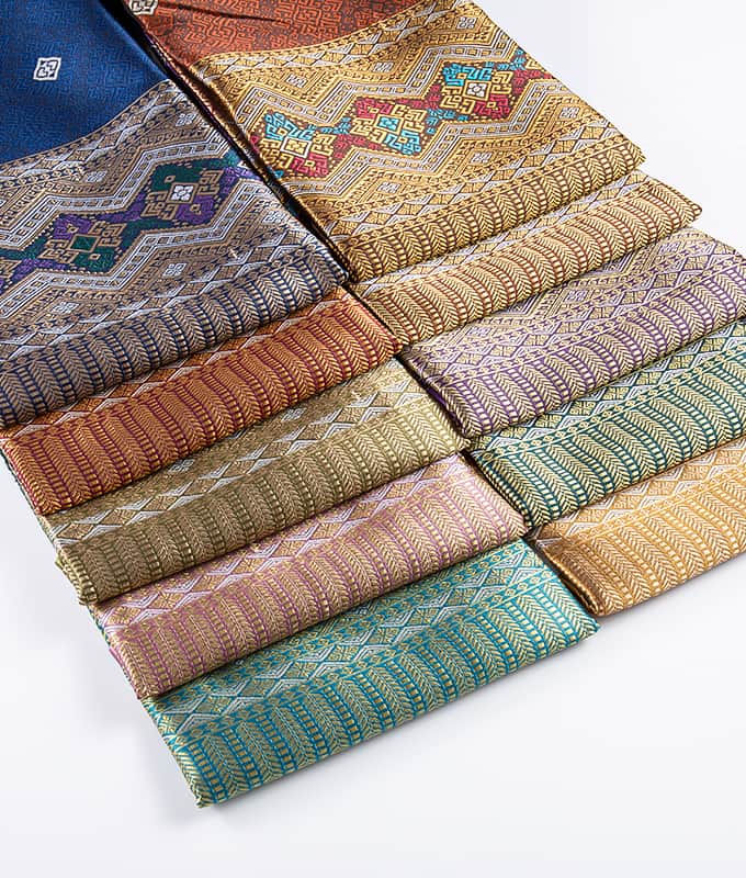 Traditionele Zuidoost-Aziatische korte sarong-polyesterstof